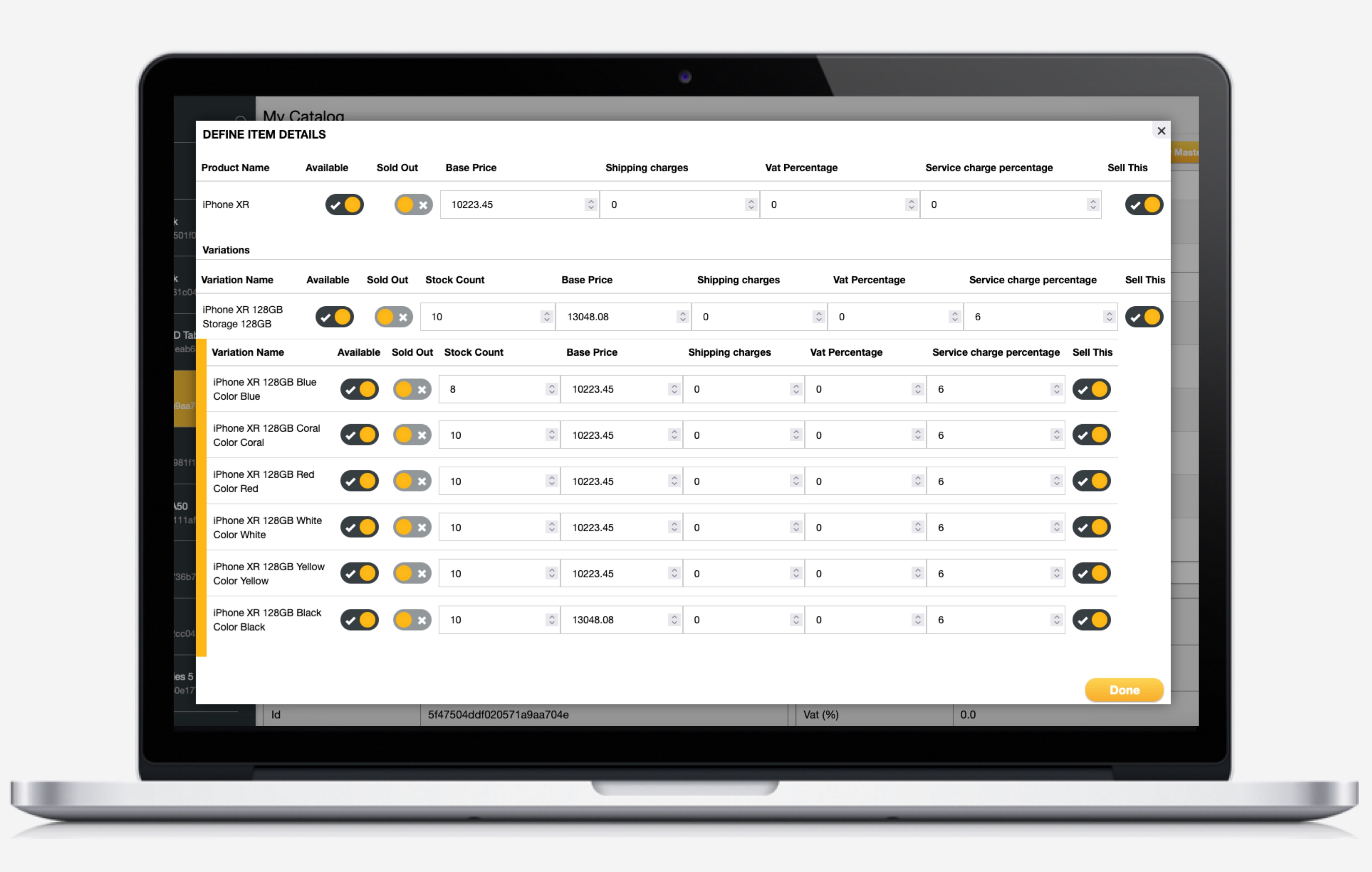 Multi-vendor & multi-category 